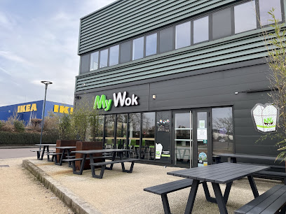 Pizza de MY WOK Dijon Cap Nord IKEA à Dijon